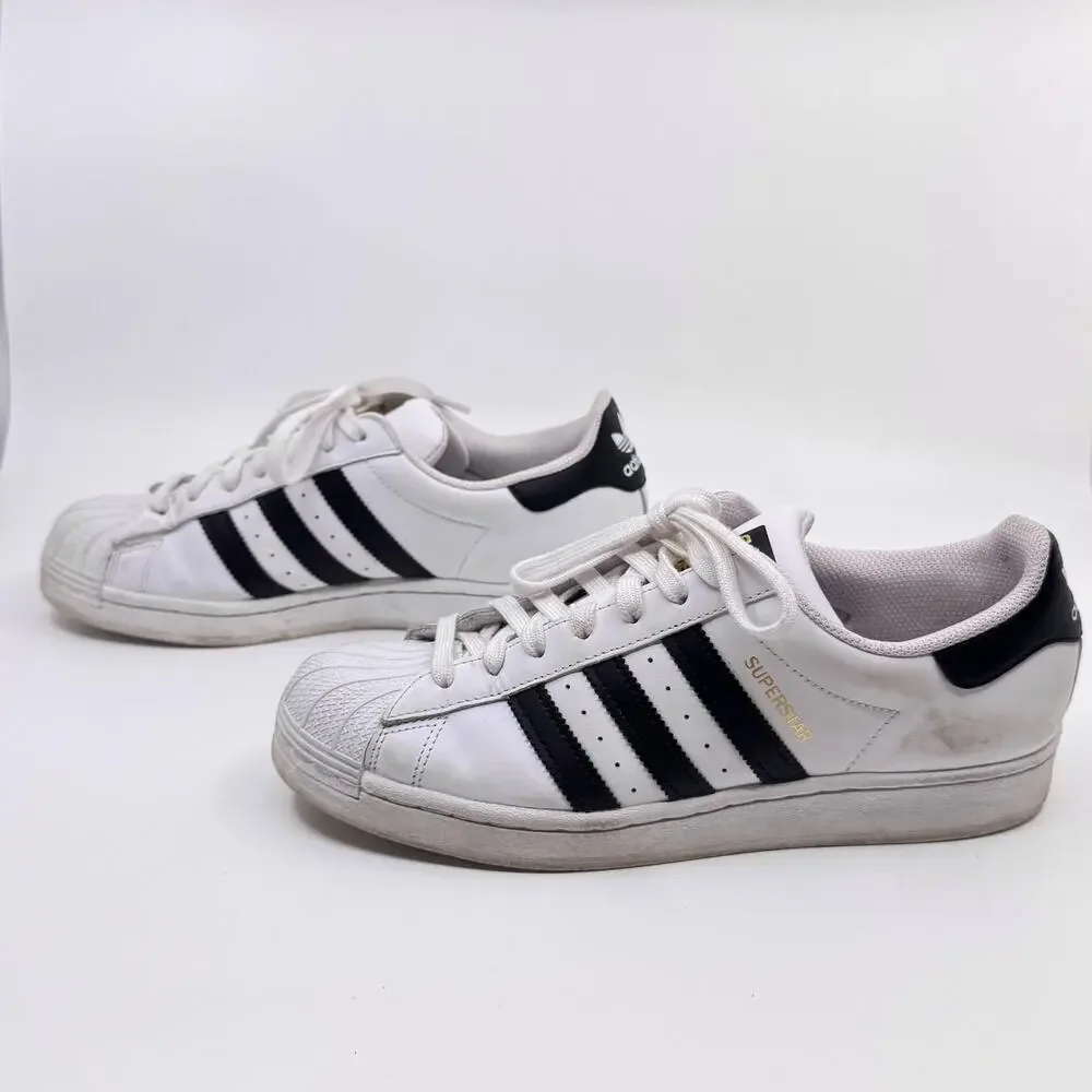 ADIDAS Originals Superstar Foundation Sneakers in White/Black